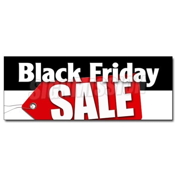 BLACK FRIDAY SALE DECAL sticker special discounts save huge low prices, D-36 Black Friday Sale